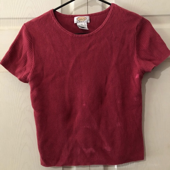 Basic Red Cotton Tee - Picture 1 of 4